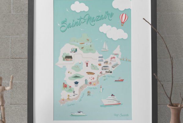 affiche illustration sur mesure saint nazaire