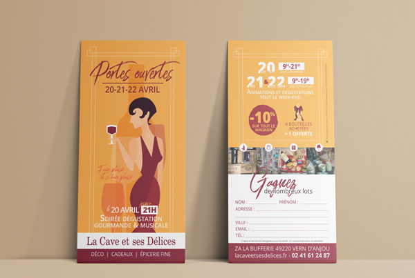 flyer invitation portes ouvertes cave