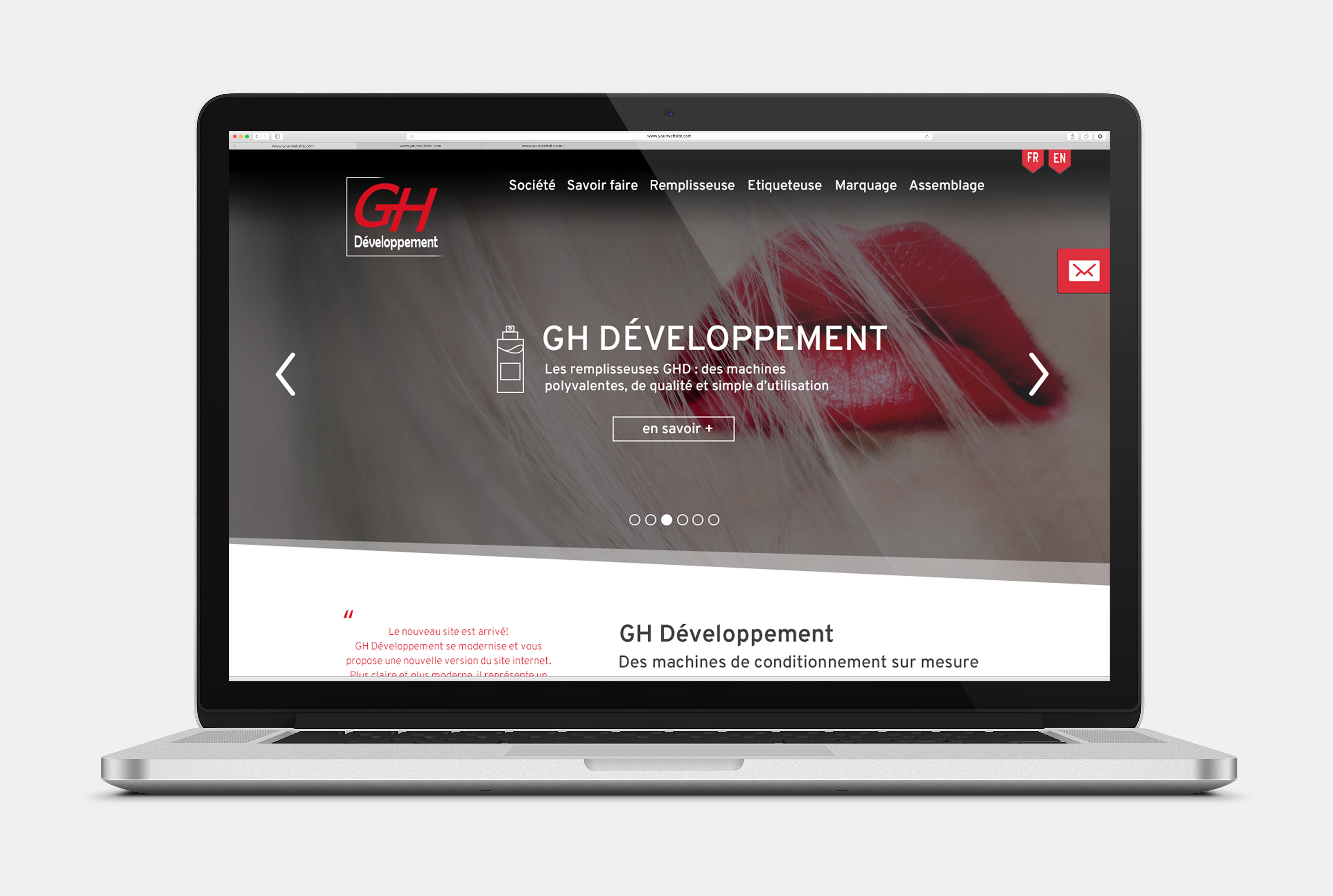 site web moderne complet referencement